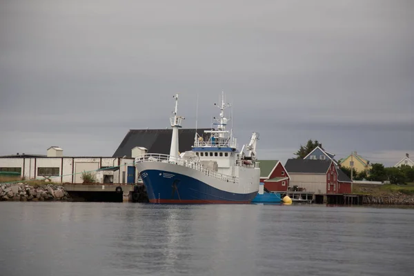 Noruega Ilha Averoy Paisagem Nórdica Norte Outono Imagem — Fotografia de Stock