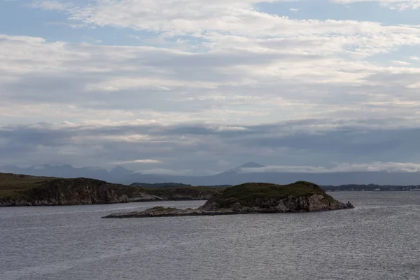 Norge Island Averoy Nordic Landskap Norra Höst Bild — Stockfoto