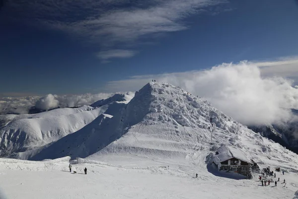 Snö Berg Ski Jasna Slovakien Tatra Landskap — Stockfoto