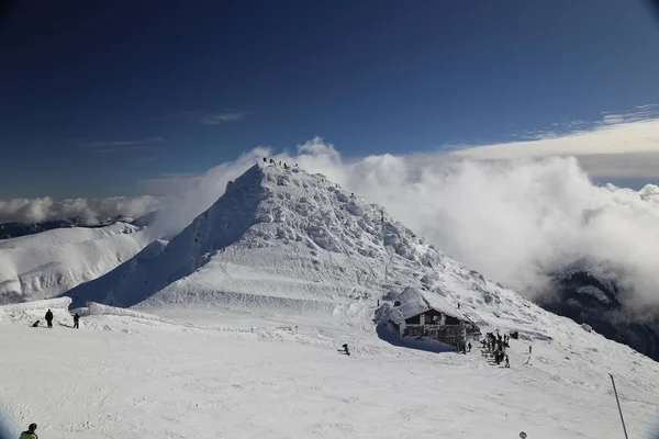 Snö Berg Ski Jasna Slovakien Tatra Landskap — Stockfoto