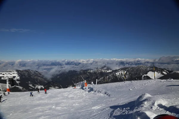 Nieve Montañas Esquí Jasna Eslovaquia Paisajes Tatras — Foto de Stock