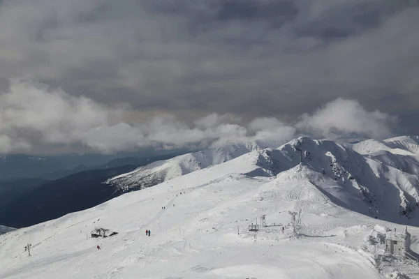 Snö Berg Ski Jasna Slovakien Tatra Landskap — Stockfoto