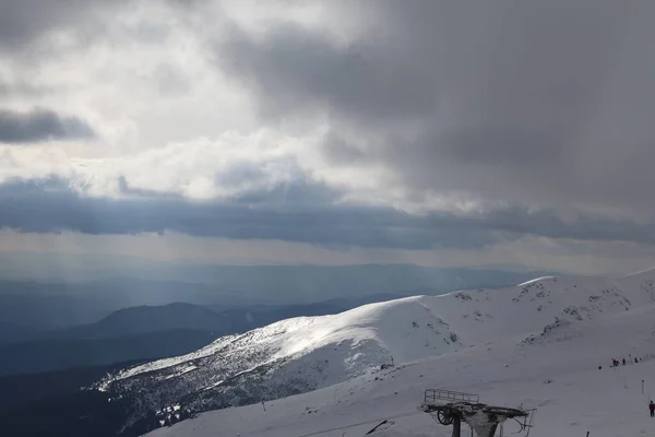 Snö Berg Ski Jasna Slovakien Tatra Landskap — Stockfoto