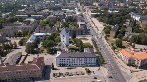 Aerial View Jelgava City Latvia Zemgale Drone Top View — Stock Photo, Image
