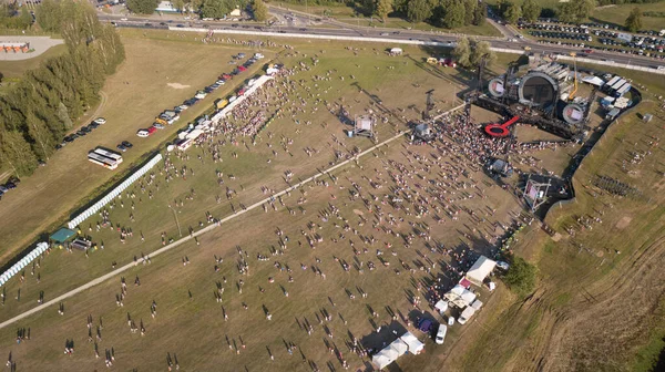 Aerial View Jelgava City Latvia Zemgale Drone Top View — Stock Photo, Image