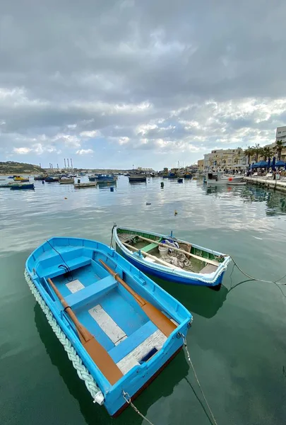 Marsaxlokk Αλιευτικό Χωριό Μάλτα Χώρα Νησί Μεσόγειος Θάλασσα Τοπίο Ταξιδιωτικές — Φωτογραφία Αρχείου