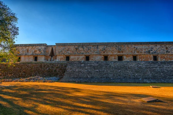 Пирамиды индейцев майя в Ушмале — стоковое фото