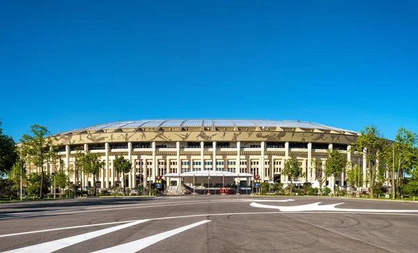 Moscou Russie Mai 2018 Belle Vue Panoramique Sur Stade Loujniki — Photo