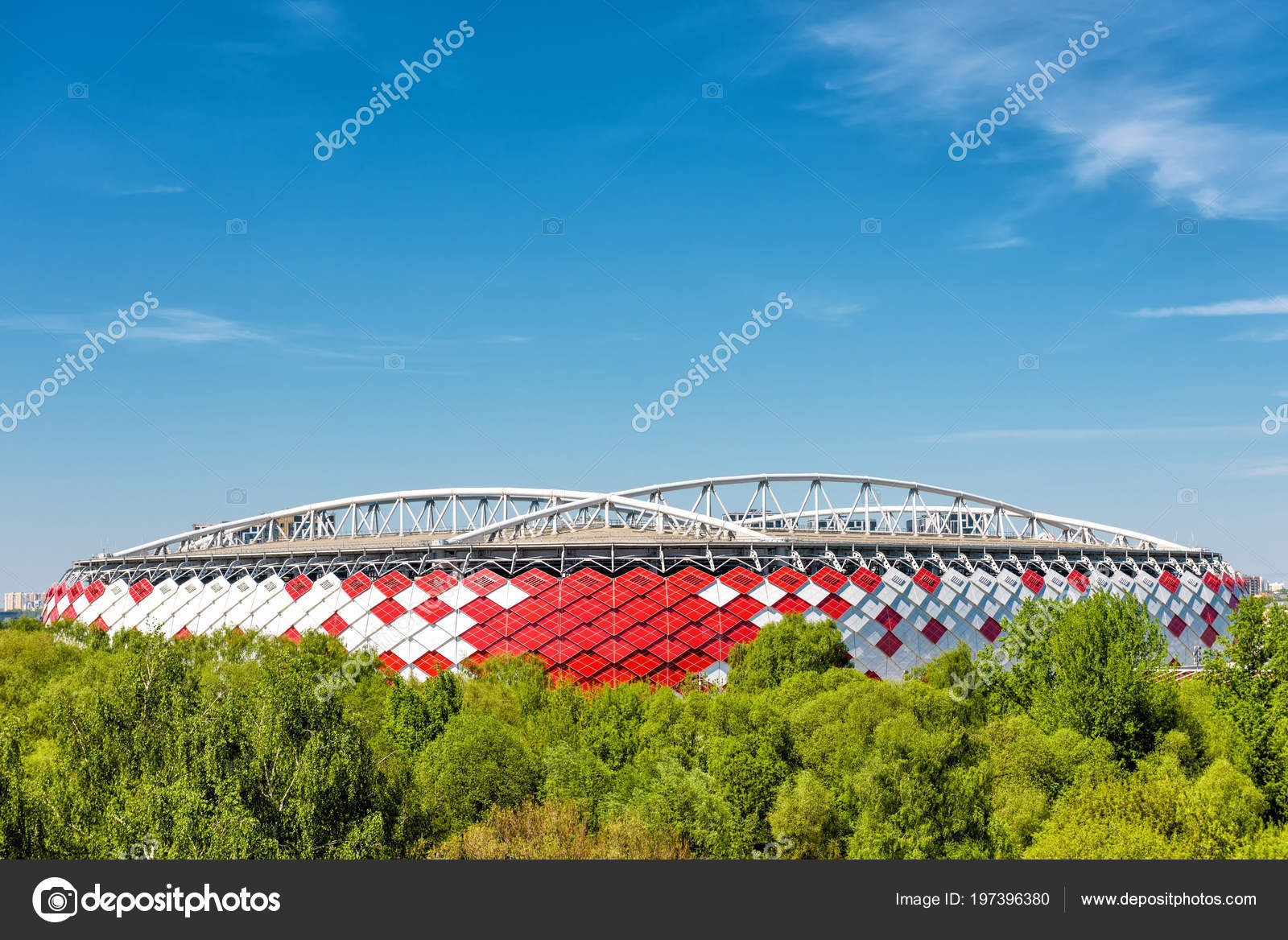 Spartak Stadium (Otkritie Arena) in Moscow – Stock Editorial Photo