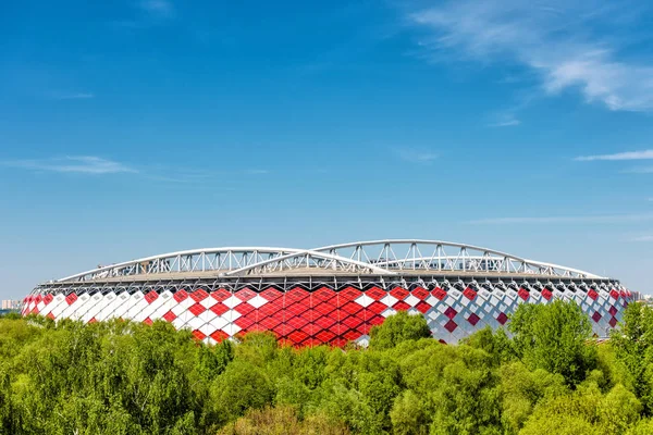 Moscou Russie Mai 2018 Vue Panoramique Stade Spartak Otkritie Arena — Photo