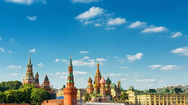 Moskova Merkezi Rusya Federasyonu Hava Panoramik Manzaralı Yaz Aylarında Moskova — Stok fotoğraf