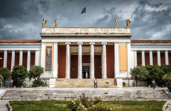 Athény Května 2018 Národní Archeologické Muzeum Athénách Řecko Jeden Hlavních — Stock fotografie