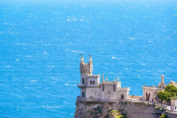 Castle Swallow Nest Black Sea Crimea Famous Tourist Attraction Crimea — Stock Photo, Image