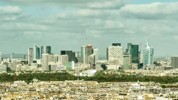 Defense Skyskrapor Paris Frankrike Defense Stadsdel Med Moderna Höga Byggnader — Stockfoto