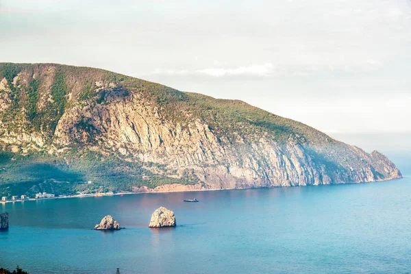 Bear Mountain Ayu Dag Crimea Vista Panoramica Della Costa Meridionale — Foto Stock