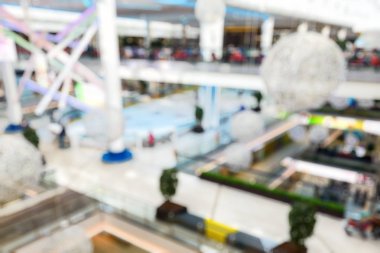 Lüks alışveriş merkezi yaratıcı soyut olarak iç arka plan bulanıklık