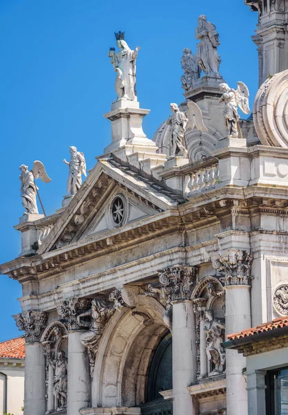 Basilica di Santa Maria della Salute primo piano in estate, Venezia , — Foto Stock