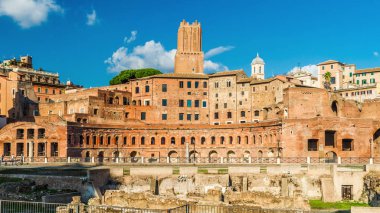 Antik Market ile Trajan Forumu, Roma, İtalya