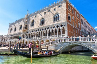 Venedik'te San Marco tarafından Doge's Palace, İtalya