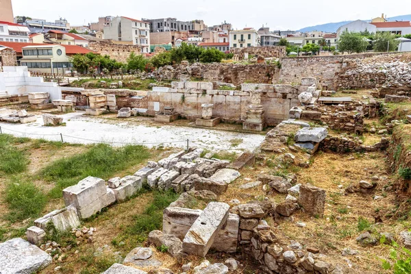 Biblioteca di Adriano ad Atene, Grecia — Foto Stock