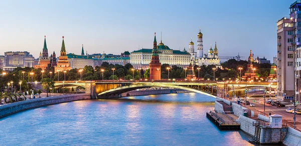 Moscow Kremlin-Moskva River, Rusya Federasyonu — Stok fotoğraf