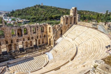 Odeon of Herodes Atticus at Acropolis, Athens, Greece clipart