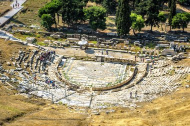 Akropolis eteklerinde Dionysus Tiyatrosu, Atina, Yunanistan
