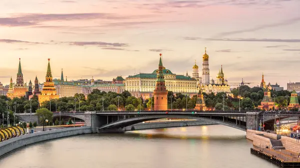 Moscow Kremlin-Moskva River, Rusya Federasyonu — Stok fotoğraf