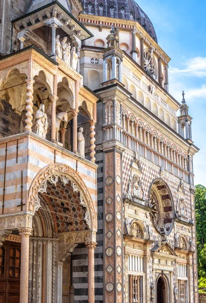 Basilique Santa Maria Maggiore à Citta Alta de Bergame, Italie — Photo