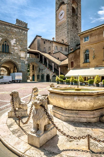 Bergamo (nyár), Olaszország — Stock Fotó