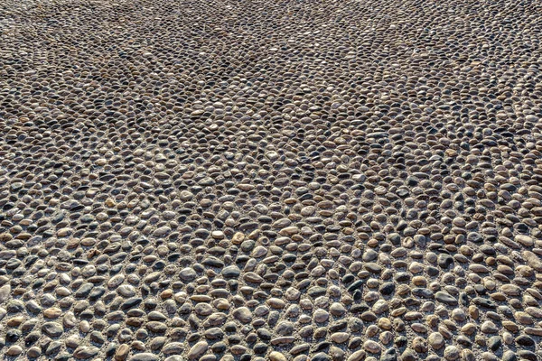 Cobblestone fundo da estrada — Fotografia de Stock