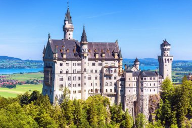 Almanya, Bavyera 'daki Neuschwanstein şatosu kapatıldı. Neuschwanstei