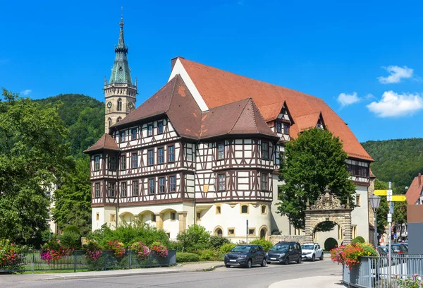 Residenzschloss Bad Urach Deutschland Dieses Wunderschöne Schloss Ist Ein Wahrzeichen — Stockfoto