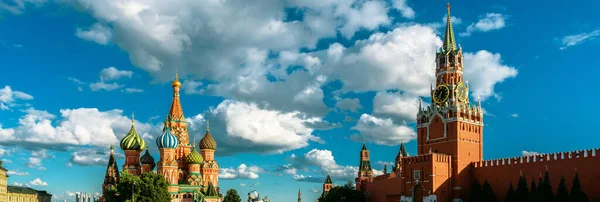 Moscú Vista Panorámica Verano Rusia Este Lugar Famoso Monumento Moscú —  Fotos de Stock