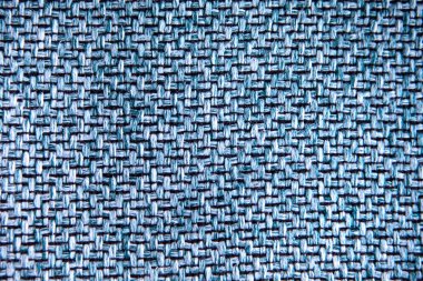 Arka plan için mavi keten doku yakın çekim