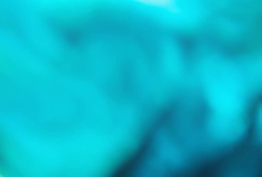 Soyut renkli sakin mavi ve turkuaz degrade renklerde arka plan bulanık. Renkli düzgün afiş şablon