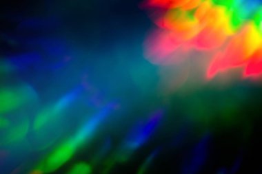 Soyut renkli bokeh arka plan kopya alanı ile bulanık