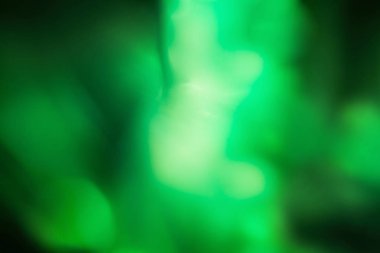 Taze yeşil arka plan üzerinde soyut parlayan ışık