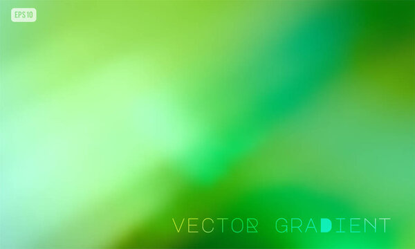Abstract green vector gradient background. Modern ecology concept design for mobile apps, screens, banners, posters