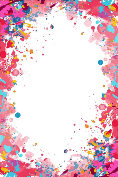 Векторная Цветная Розовая Синяя Расцветка Листовок Плакатов Приглашений — стоковый вектор