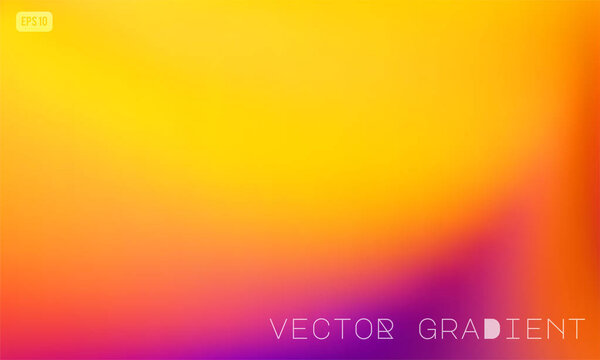 Abstract colorful vector gradient background in bright pink, purple and orange colors. Modern design for mobile apps, screens, banner templates
