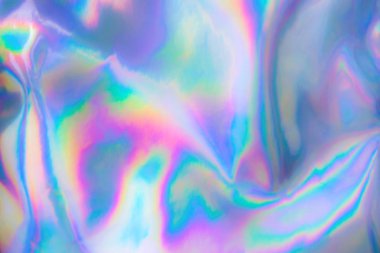 Holografik arka plan renkli pastel