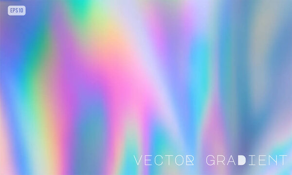 pastel colored holographic vector background