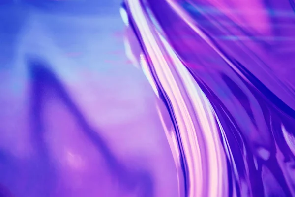 Lila und violett pastellfarbener holographischer Hintergrund — Stockfoto