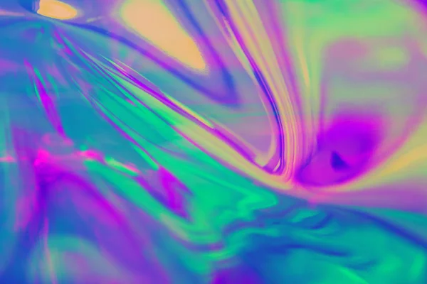 明るい色のホログラム背景 — ストック写真