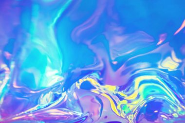 Holografik arka plan renkli pastel