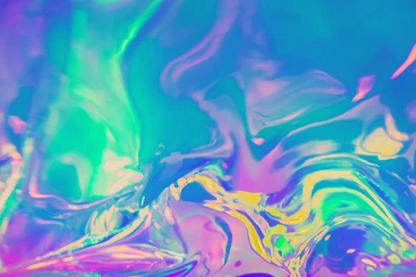 Parlak renkli holografik arka plan — Stok fotoğraf