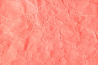 Buruşuk turuncu-pembe zanaat kağıt