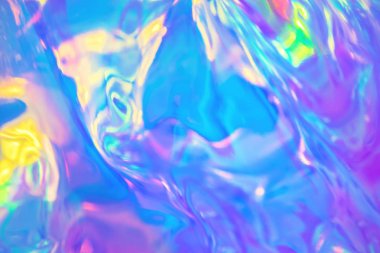 Holografik arka plan renkli pastel