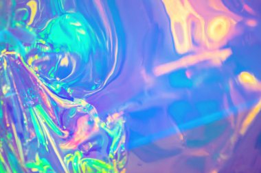 Holografik arka plan renkli pastel